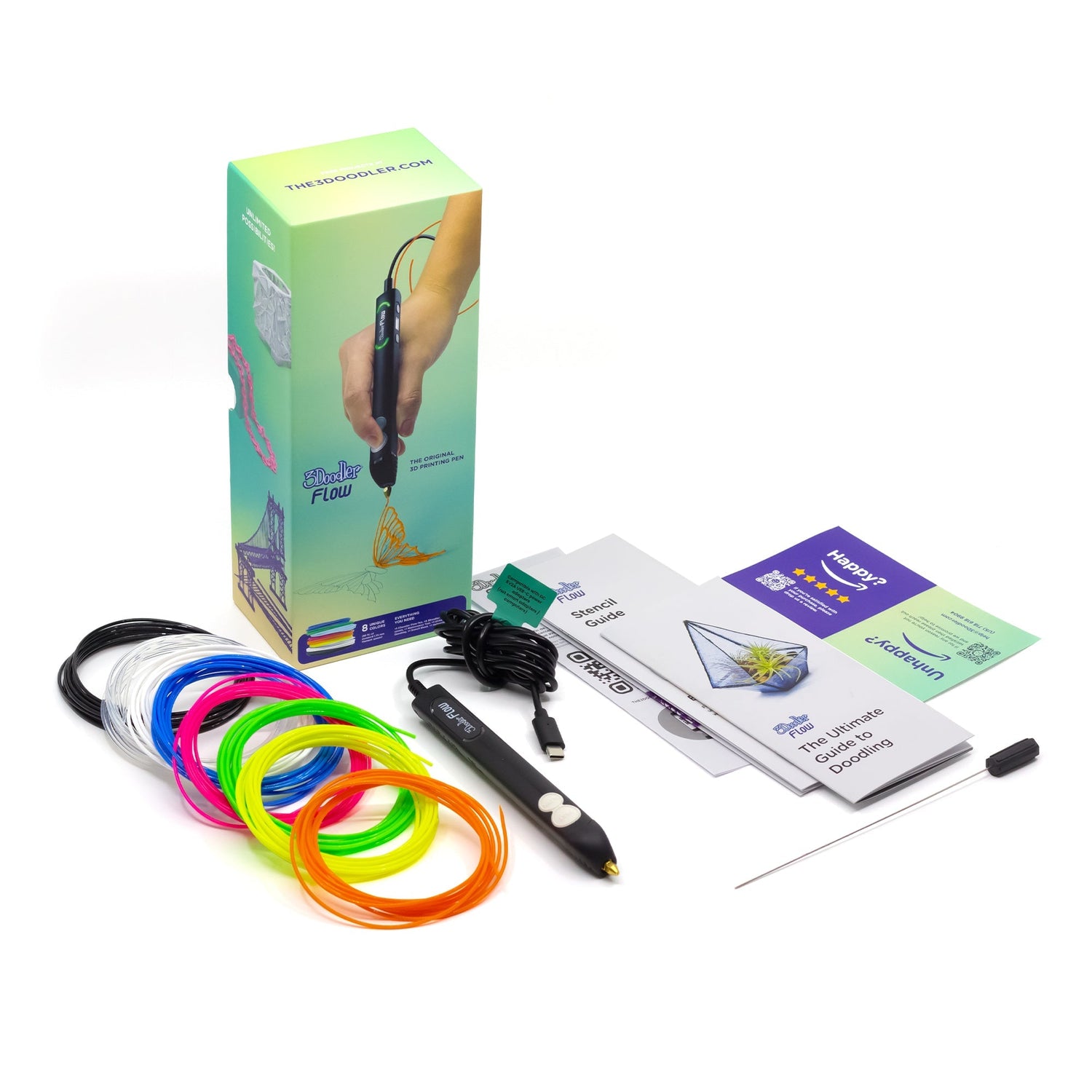 3Doodler Flow Essentials 3D Printing Pen Set