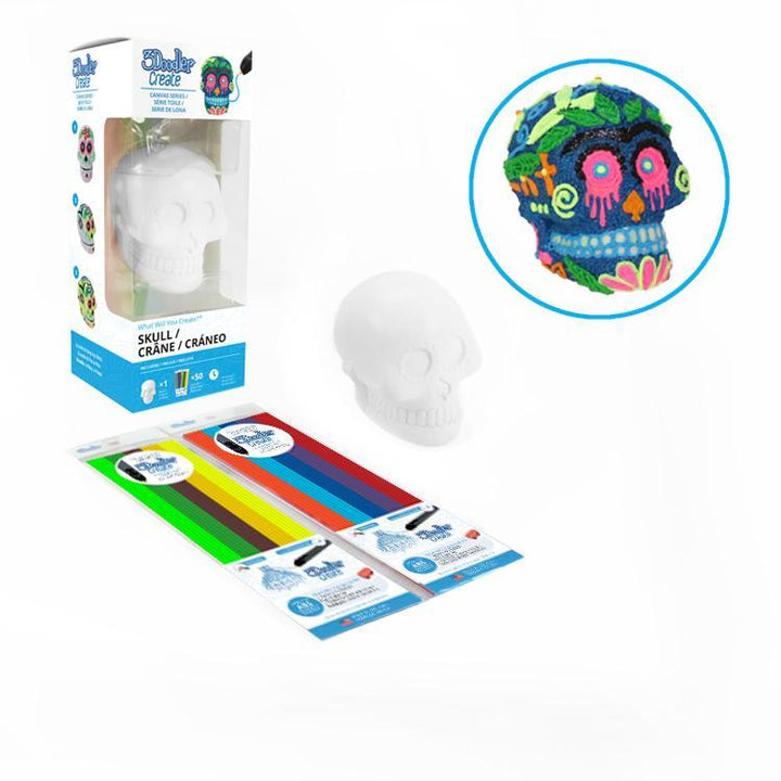 3Doodler Create Skull Canvas Project Kit
