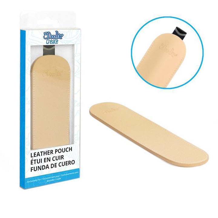 3Doodler Create Leather Pouch - Cream
