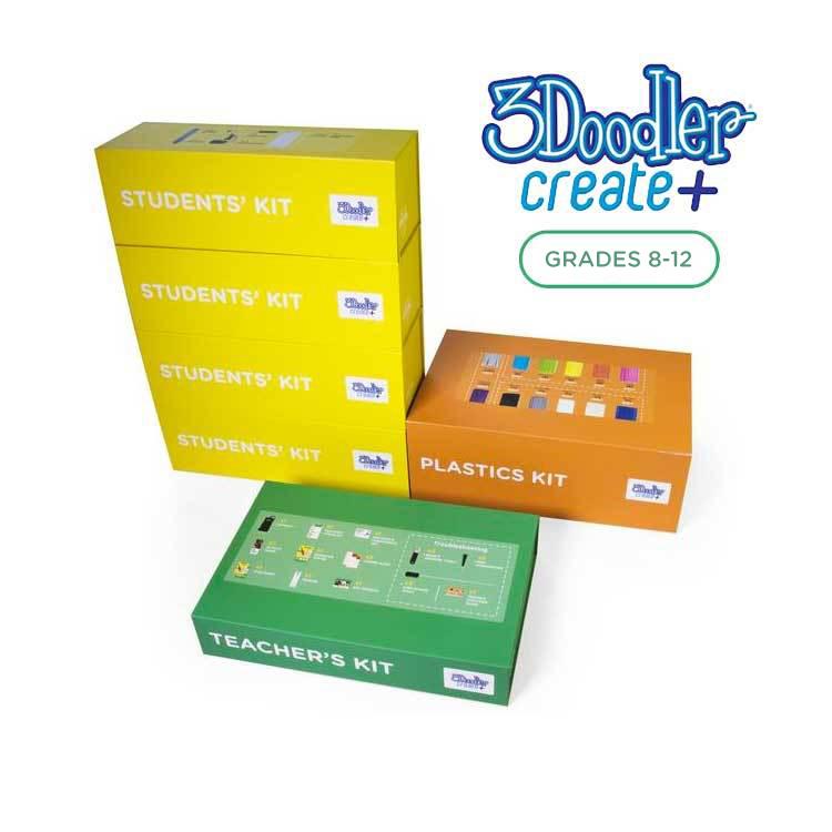 3Doodler EDU Create+ Learning Pack (12 Pens) with FREE Pen and 10 Plastic Packs! - EDU Pens