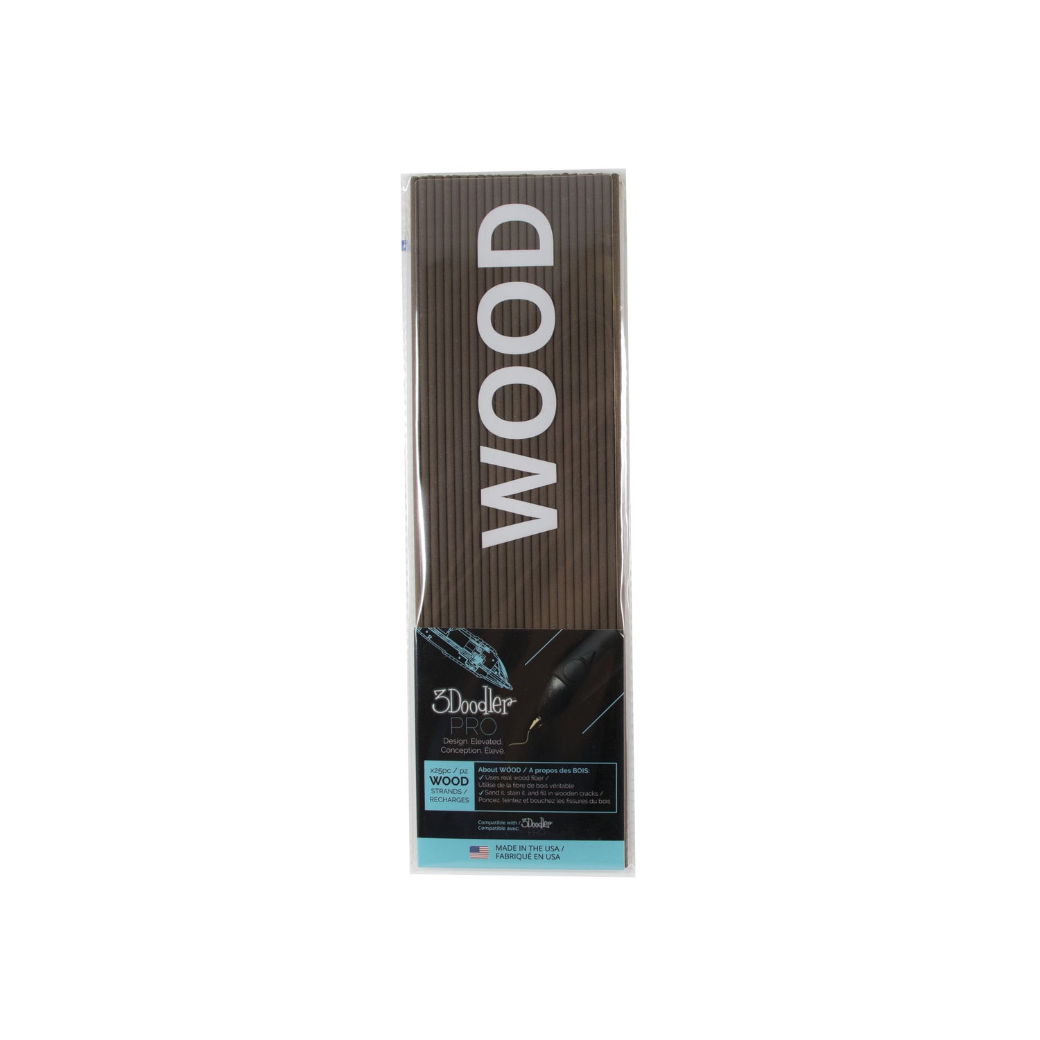 3Doodler Wood Plastic (Walnut) - Create Plastic